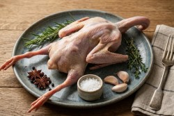 Goose-whole with skin